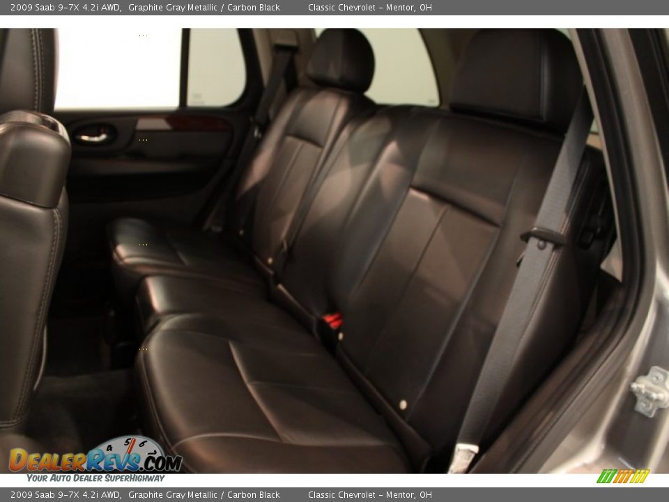2009 Saab 9-7X 4.2i AWD Graphite Gray Metallic / Carbon Black Photo #12