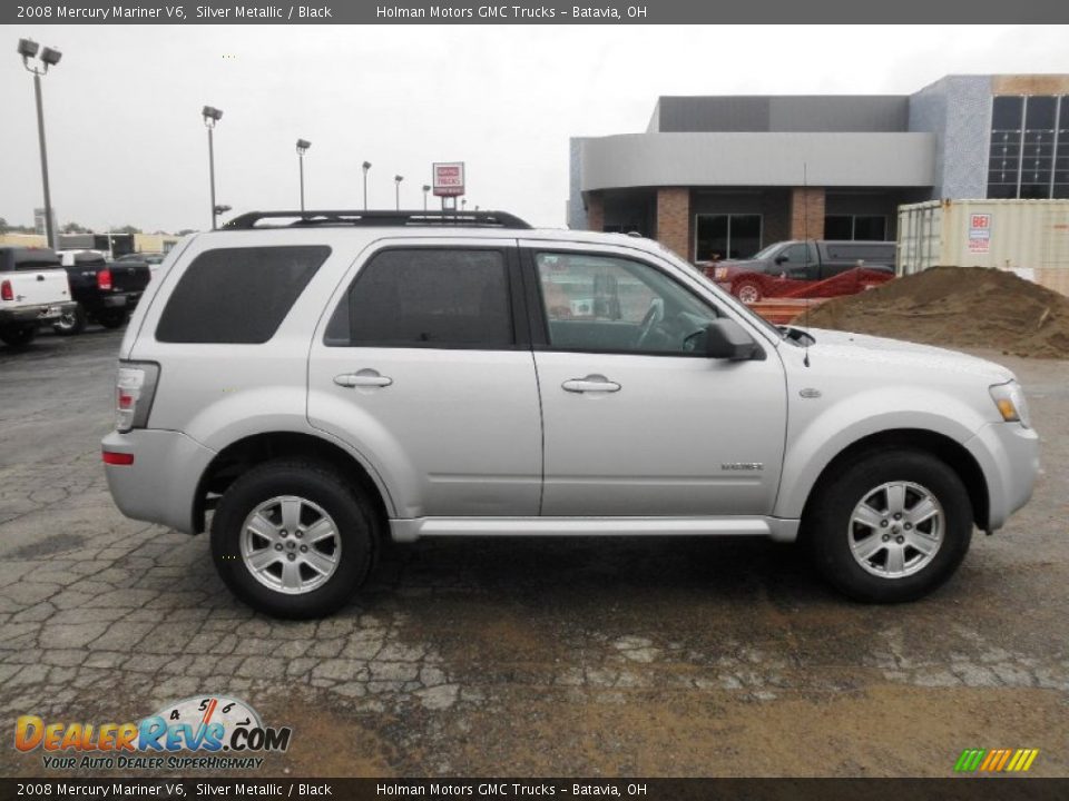2008 Mercury Mariner V6 Silver Metallic / Black Photo #1