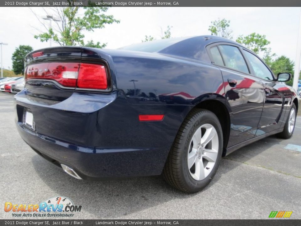 2013 Dodge Charger SE Jazz Blue / Black Photo #3