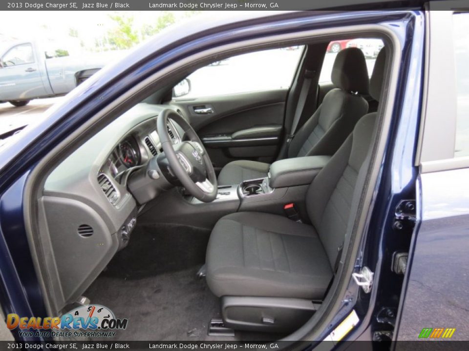 2013 Dodge Charger SE Jazz Blue / Black Photo #6