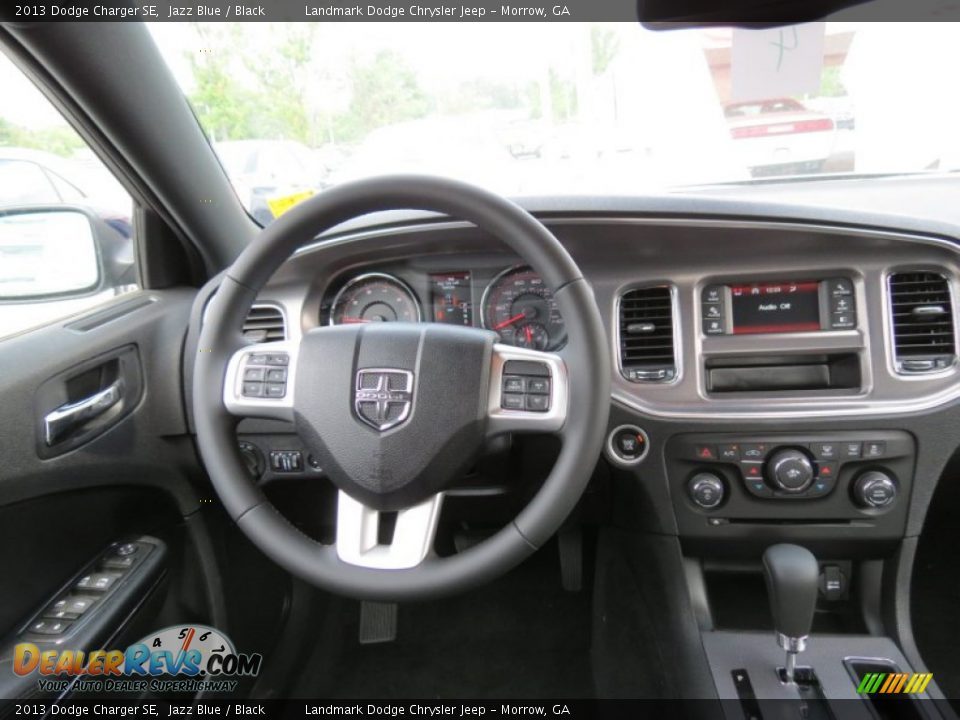 2013 Dodge Charger SE Jazz Blue / Black Photo #8