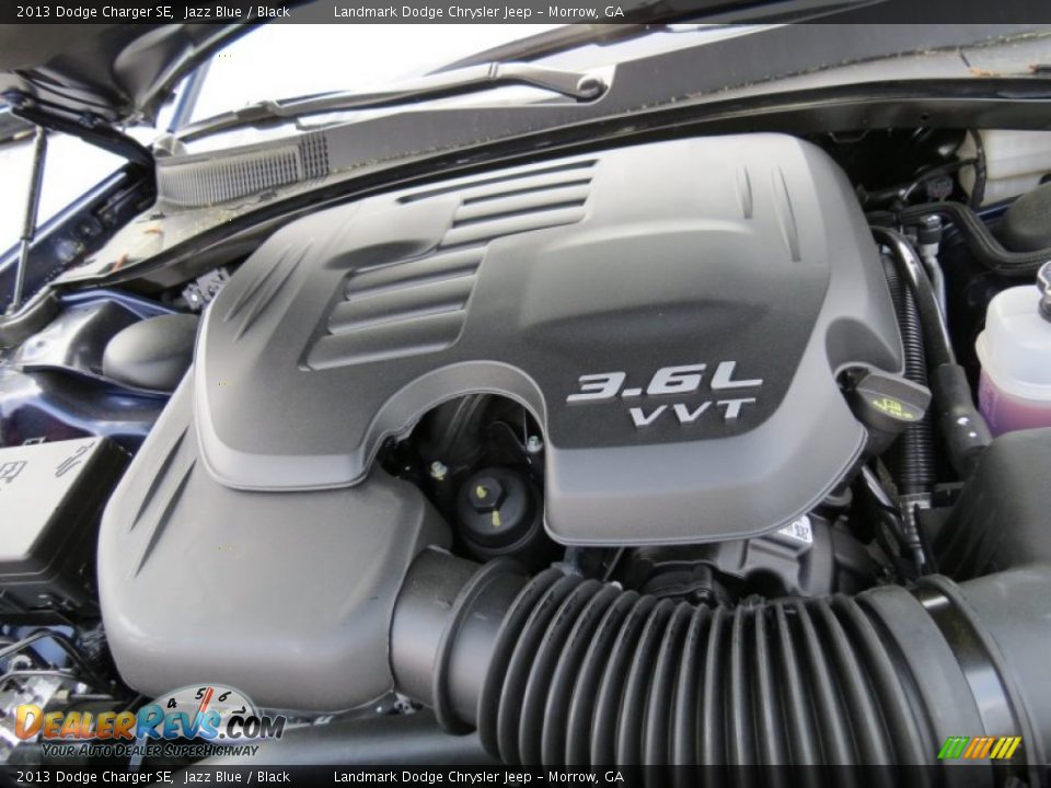 2013 Dodge Charger SE Jazz Blue / Black Photo #9
