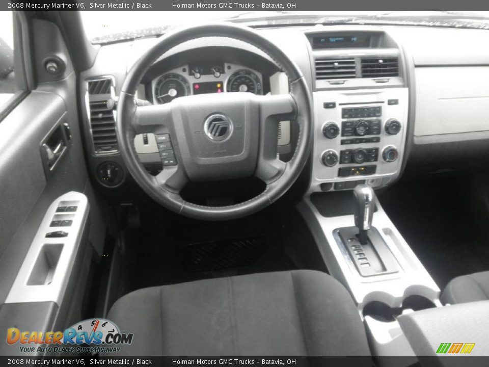2008 Mercury Mariner V6 Silver Metallic / Black Photo #17