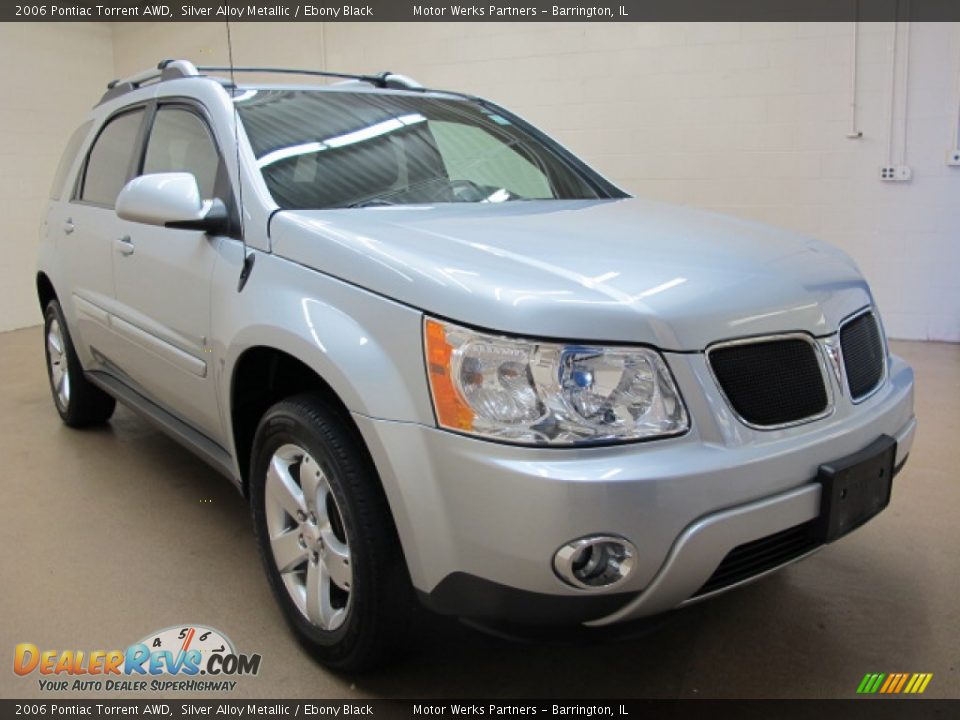 2006 Pontiac Torrent AWD Silver Alloy Metallic / Ebony Black Photo #1