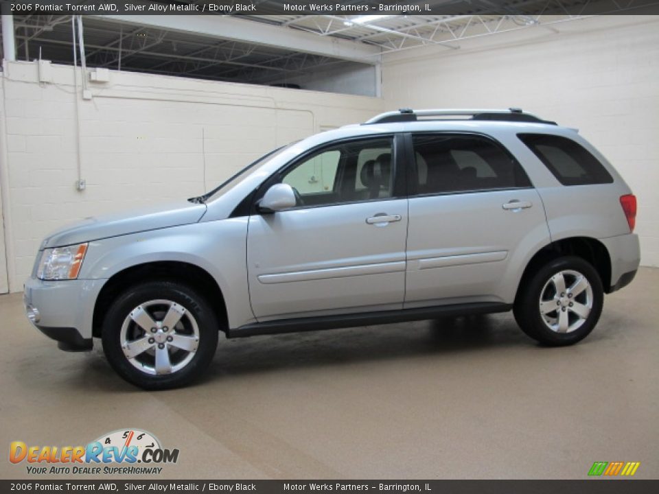 2006 Pontiac Torrent AWD Silver Alloy Metallic / Ebony Black Photo #4