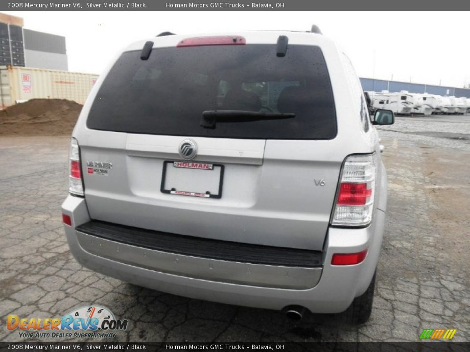 2008 Mercury Mariner V6 Silver Metallic / Black Photo #24