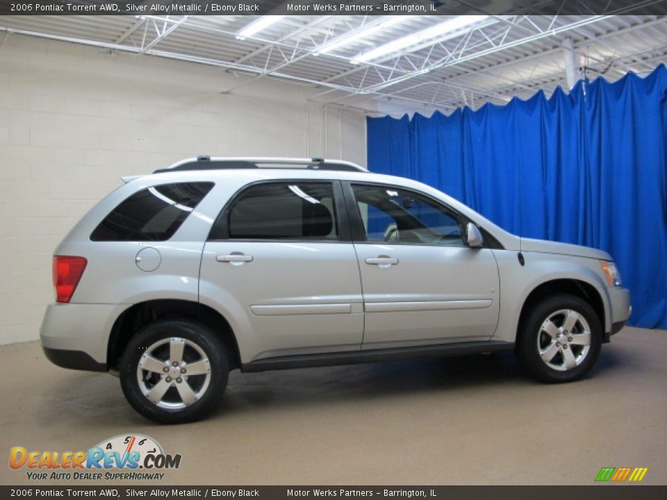 2006 Pontiac Torrent AWD Silver Alloy Metallic / Ebony Black Photo #8