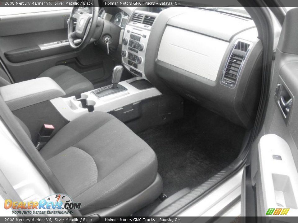 2008 Mercury Mariner V6 Silver Metallic / Black Photo #26