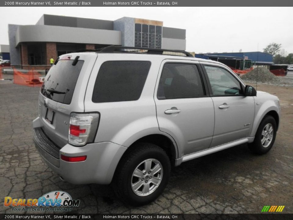 2008 Mercury Mariner V6 Silver Metallic / Black Photo #28