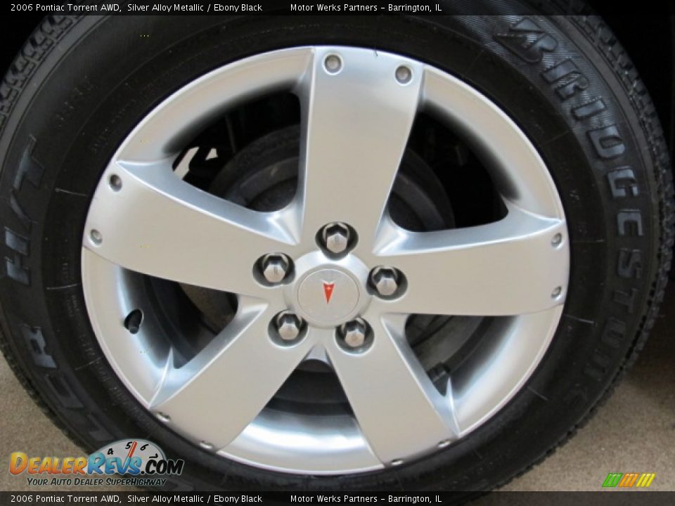 2006 Pontiac Torrent AWD Silver Alloy Metallic / Ebony Black Photo #11