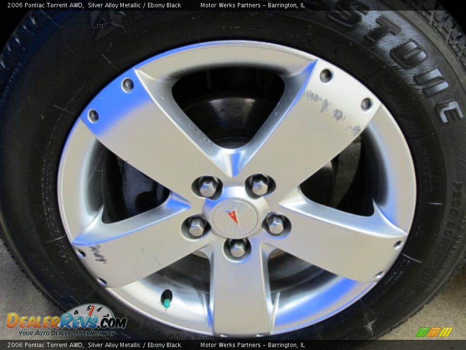2006 Pontiac Torrent AWD Silver Alloy Metallic / Ebony Black Photo #13