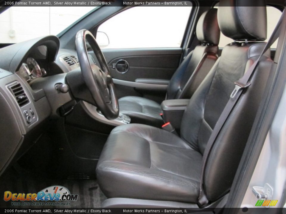 2006 Pontiac Torrent AWD Silver Alloy Metallic / Ebony Black Photo #15