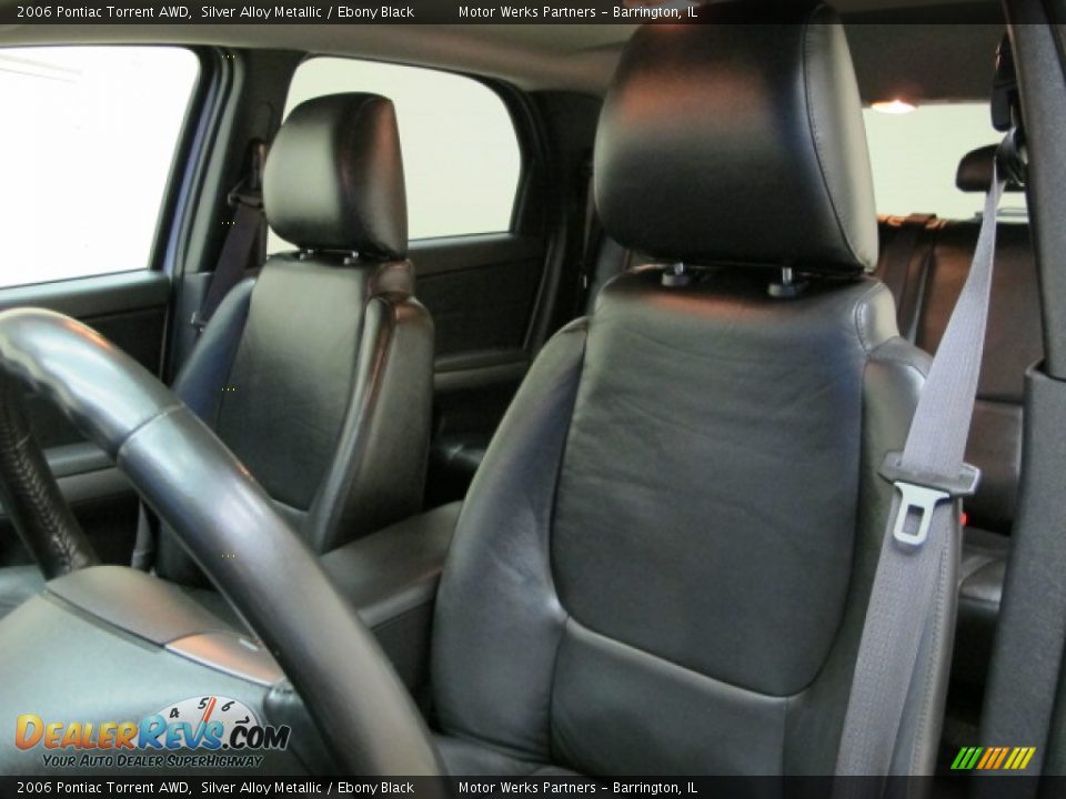 2006 Pontiac Torrent AWD Silver Alloy Metallic / Ebony Black Photo #16