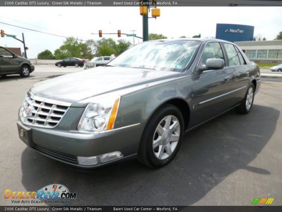 2006 Cadillac DTS Luxury Green Silk Metallic / Titanium Photo #3