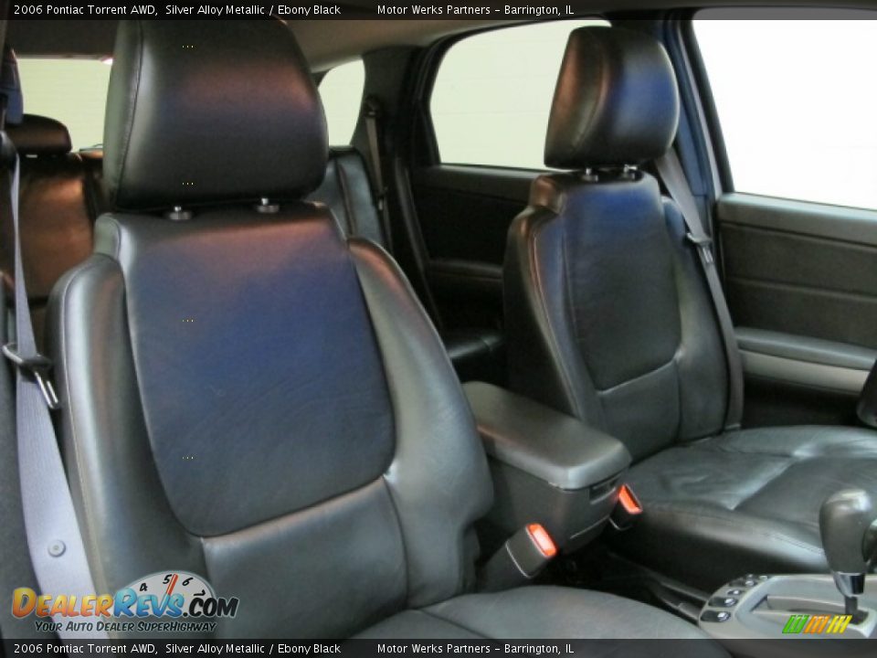 2006 Pontiac Torrent AWD Silver Alloy Metallic / Ebony Black Photo #22