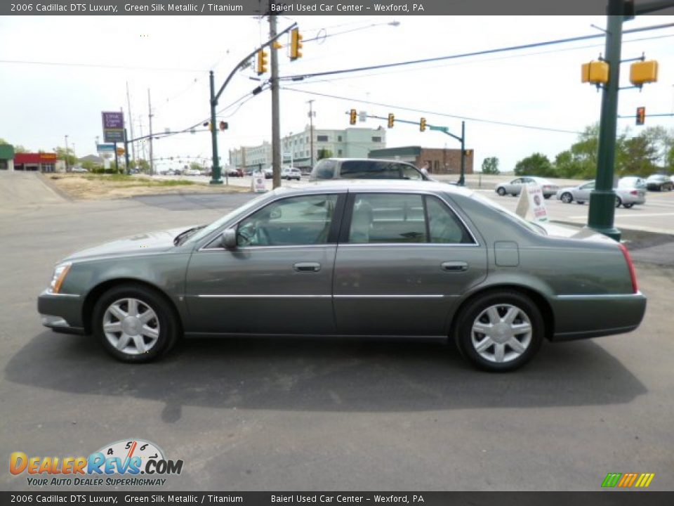 2006 Cadillac DTS Luxury Green Silk Metallic / Titanium Photo #4