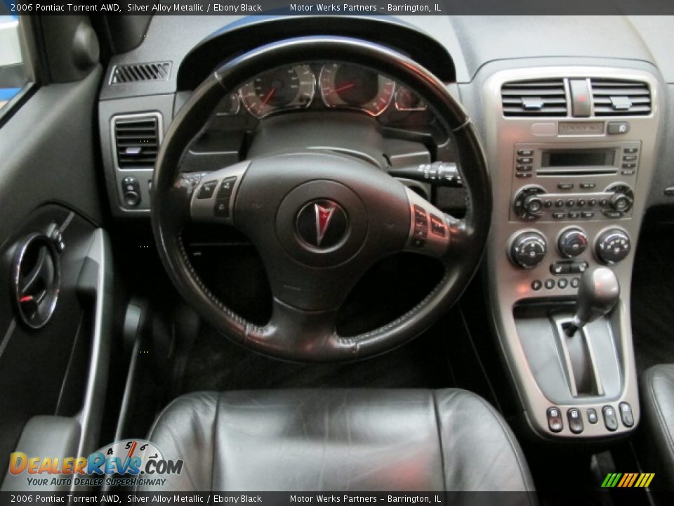 2006 Pontiac Torrent AWD Silver Alloy Metallic / Ebony Black Photo #23