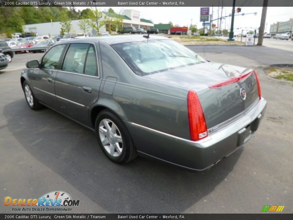2006 Cadillac DTS Luxury Green Silk Metallic / Titanium Photo #5