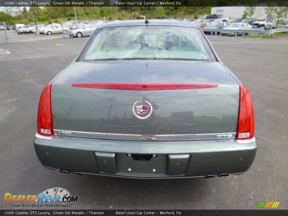 2006 Cadillac DTS Luxury Green Silk Metallic / Titanium Photo #6