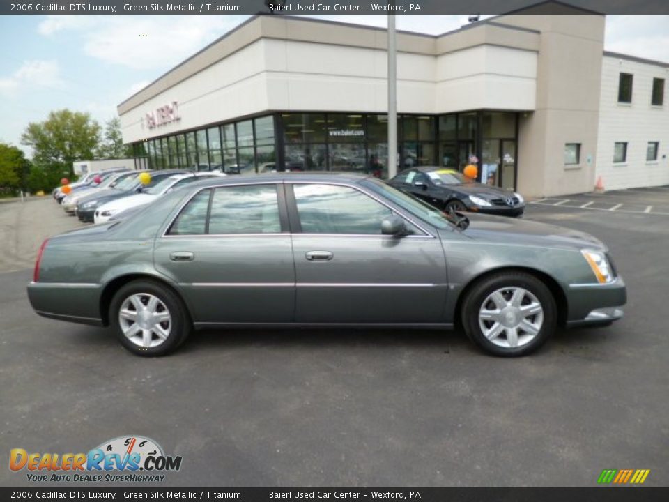 2006 Cadillac DTS Luxury Green Silk Metallic / Titanium Photo #8