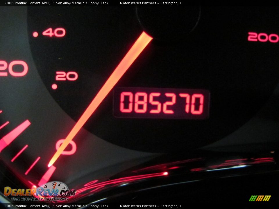 2006 Pontiac Torrent AWD Silver Alloy Metallic / Ebony Black Photo #26