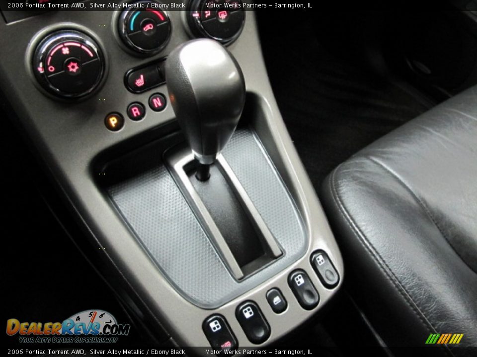 2006 Pontiac Torrent AWD Silver Alloy Metallic / Ebony Black Photo #28