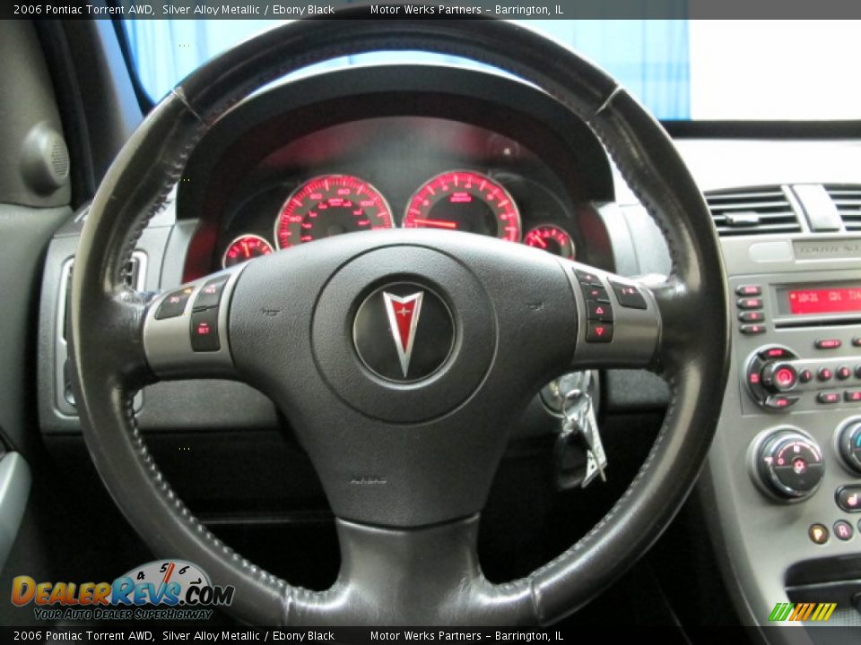 2006 Pontiac Torrent AWD Silver Alloy Metallic / Ebony Black Photo #29