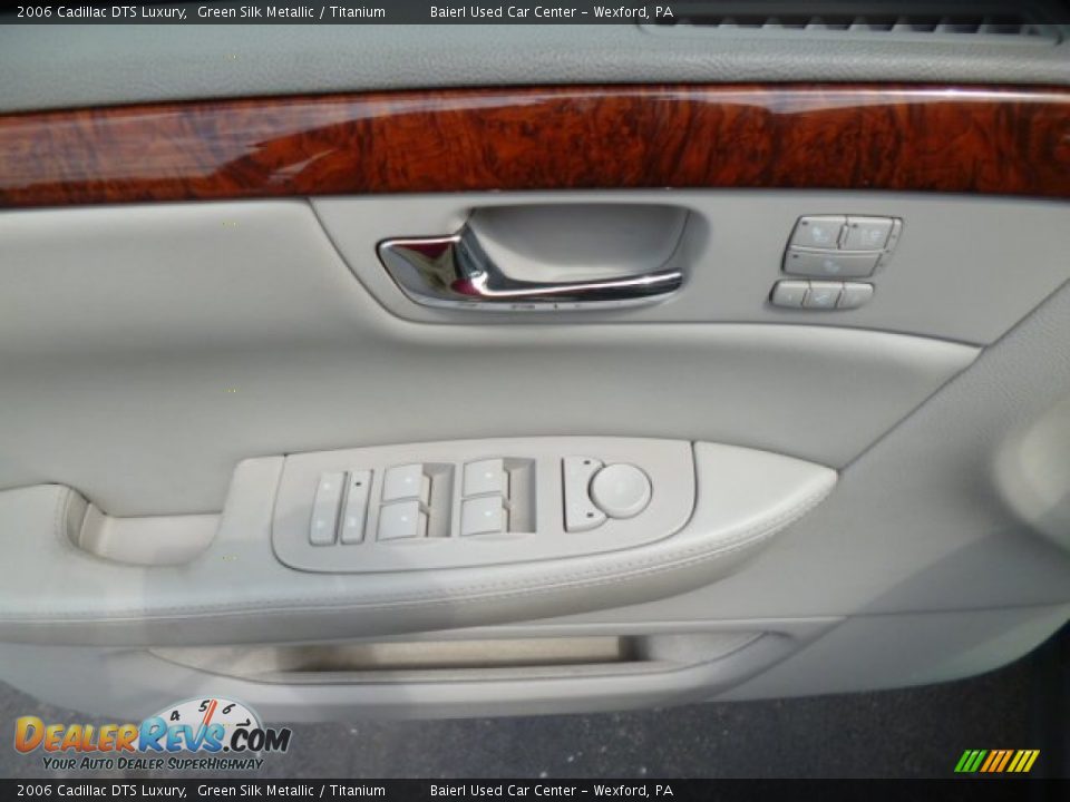 2006 Cadillac DTS Luxury Green Silk Metallic / Titanium Photo #18