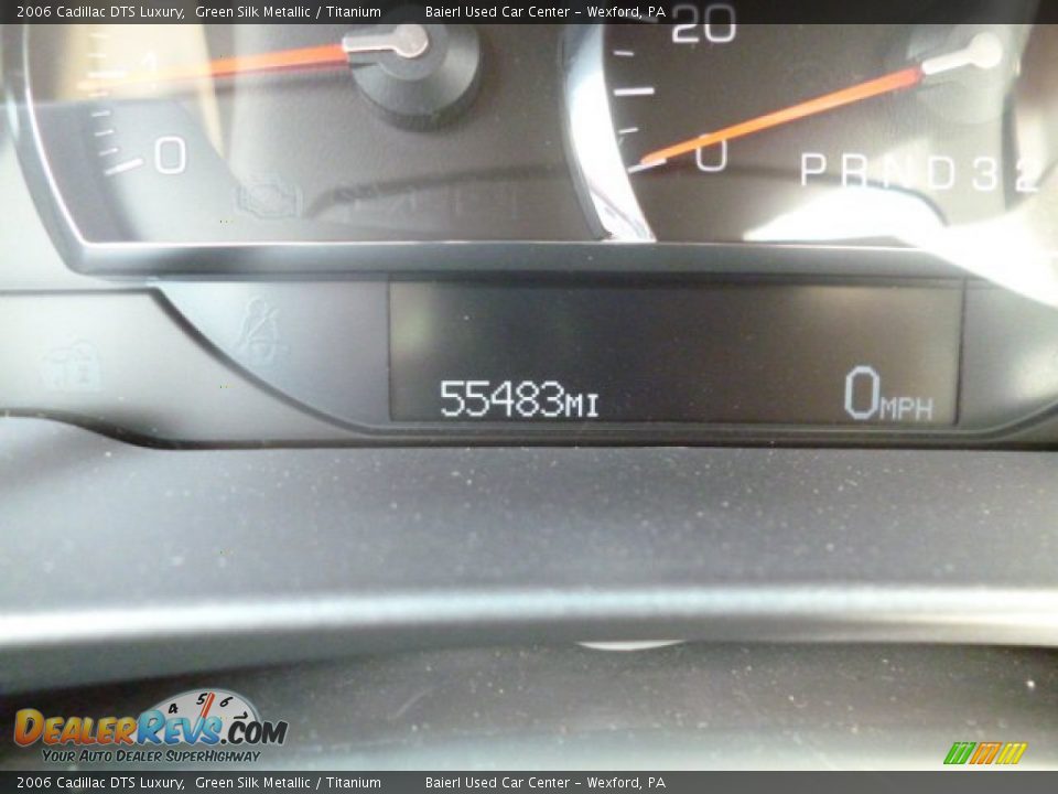 2006 Cadillac DTS Luxury Green Silk Metallic / Titanium Photo #20