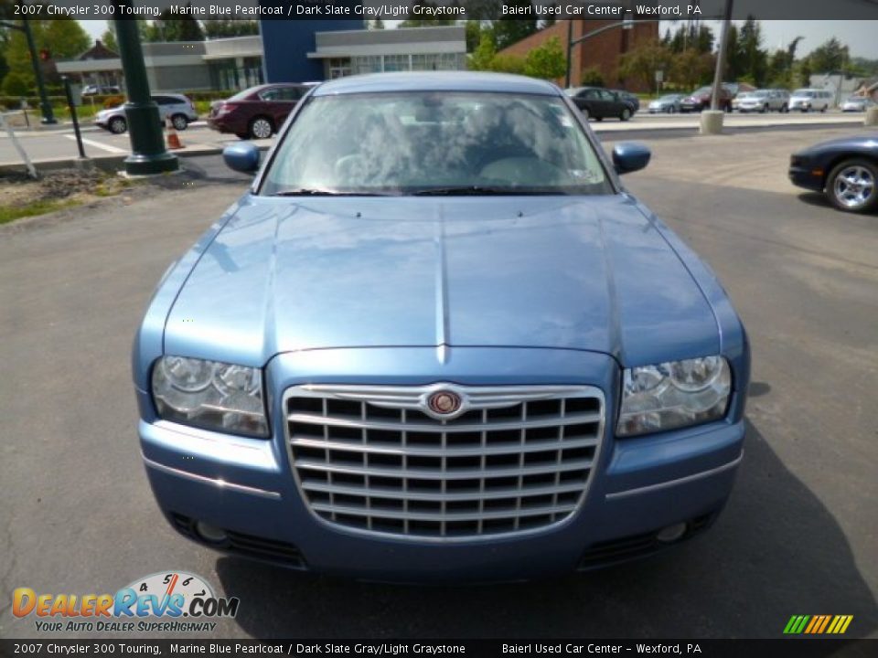 2007 Chrysler 300 Touring Marine Blue Pearlcoat / Dark Slate Gray/Light Graystone Photo #2
