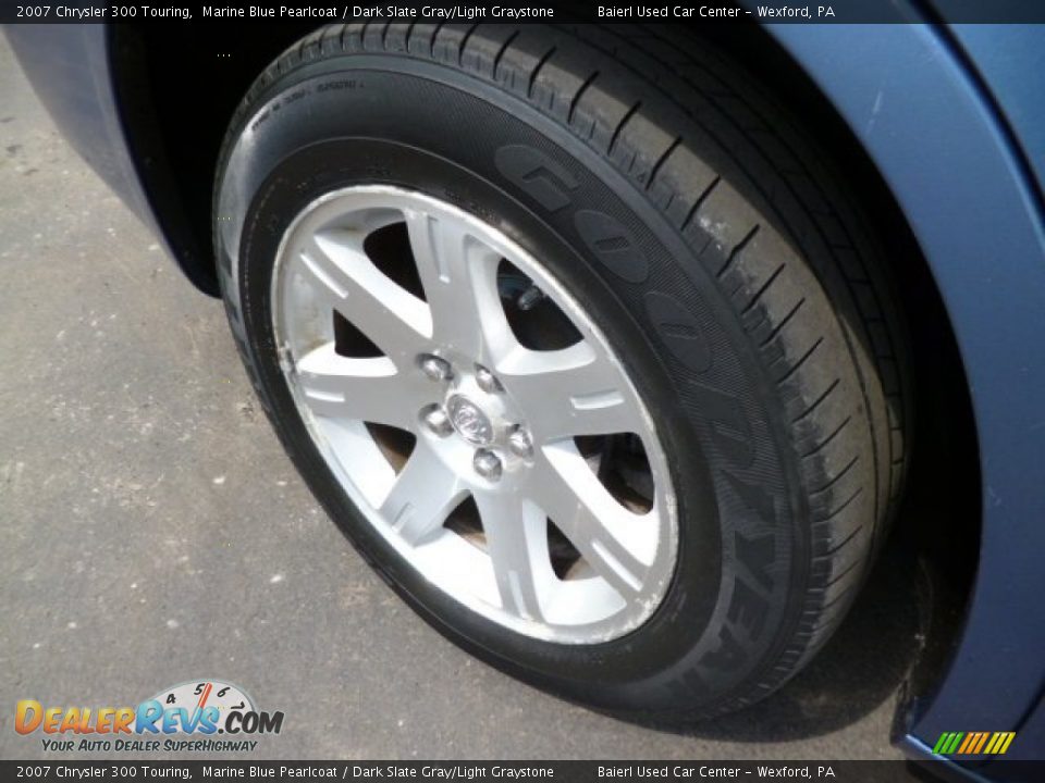 2007 Chrysler 300 Touring Marine Blue Pearlcoat / Dark Slate Gray/Light Graystone Photo #9