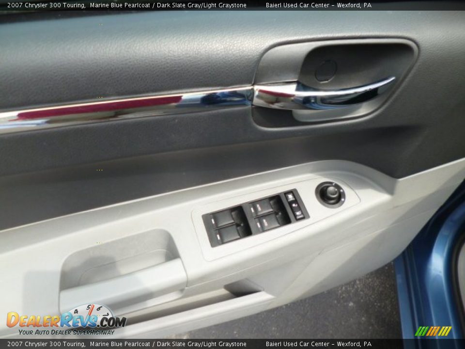 2007 Chrysler 300 Touring Marine Blue Pearlcoat / Dark Slate Gray/Light Graystone Photo #16