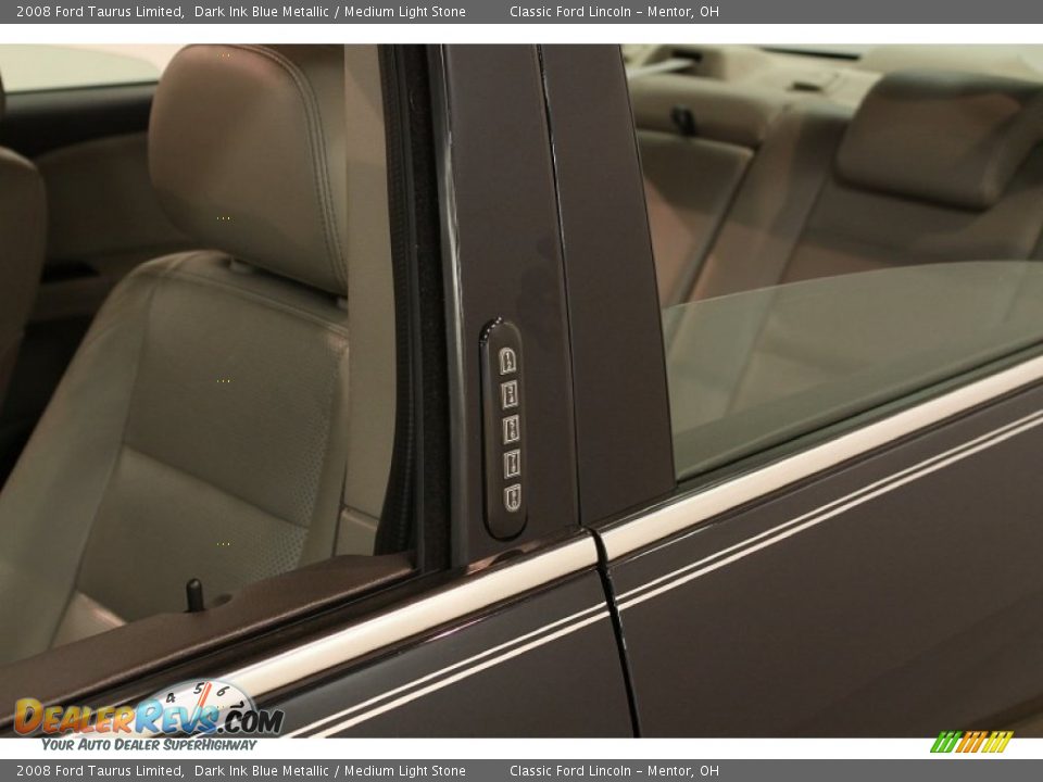 2008 Ford Taurus Limited Dark Ink Blue Metallic / Medium Light Stone Photo #4