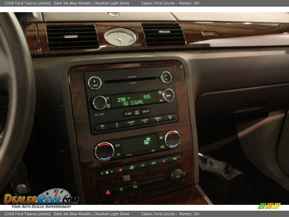 2008 Ford Taurus Limited Dark Ink Blue Metallic / Medium Light Stone Photo #11