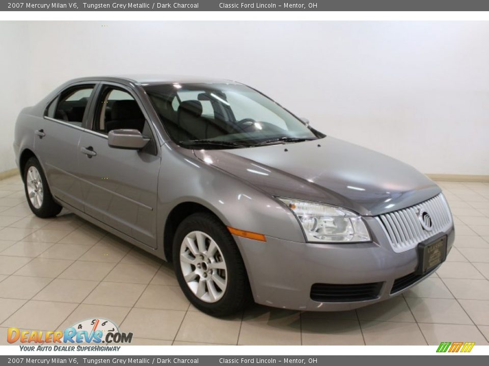 2007 Mercury Milan V6 Tungsten Grey Metallic / Dark Charcoal Photo #1