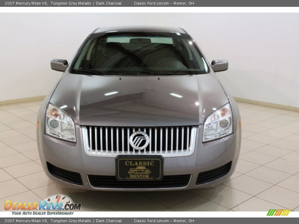 2007 Mercury Milan V6 Tungsten Grey Metallic / Dark Charcoal Photo #2