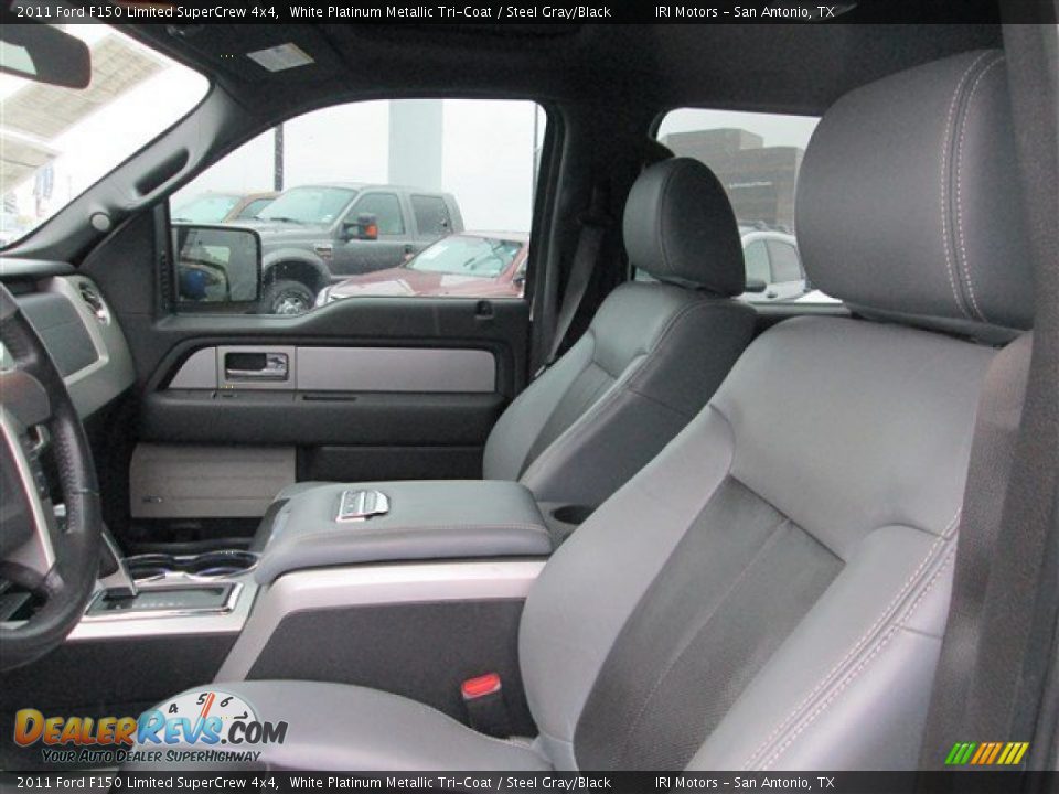 Steel Gray/Black Interior - 2011 Ford F150 Limited SuperCrew 4x4 Photo #7