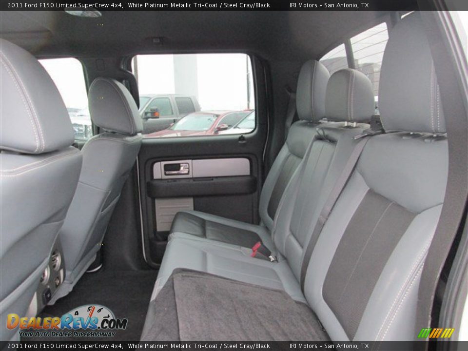 Rear Seat of 2011 Ford F150 Limited SuperCrew 4x4 Photo #8
