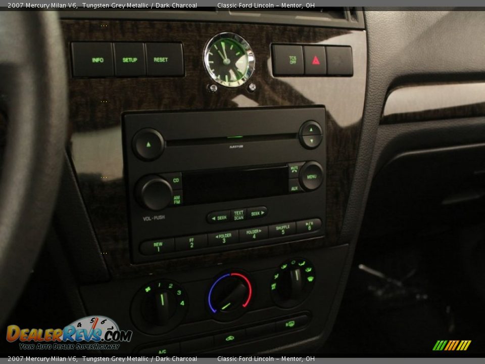 2007 Mercury Milan V6 Tungsten Grey Metallic / Dark Charcoal Photo #8