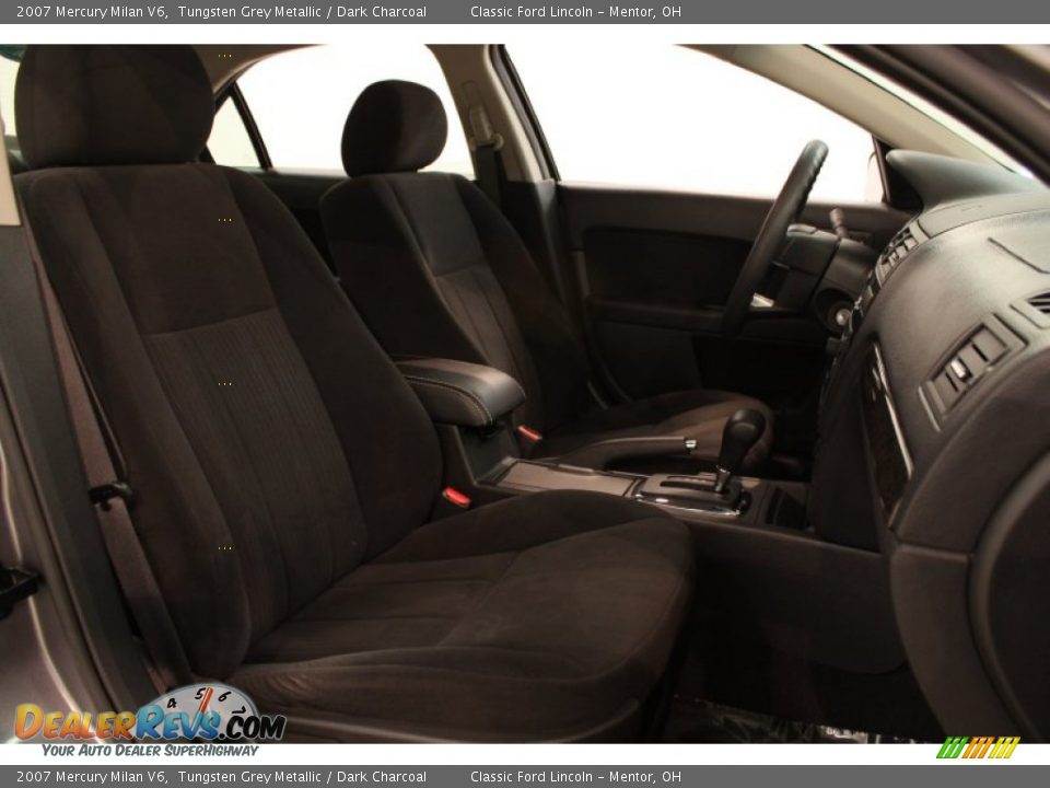 2007 Mercury Milan V6 Tungsten Grey Metallic / Dark Charcoal Photo #11