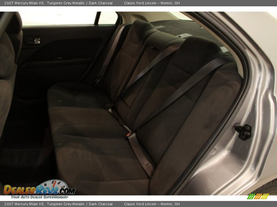 2007 Mercury Milan V6 Tungsten Grey Metallic / Dark Charcoal Photo #13