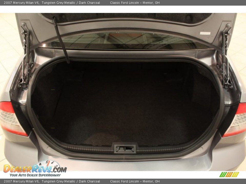 2007 Mercury Milan V6 Tungsten Grey Metallic / Dark Charcoal Photo #14