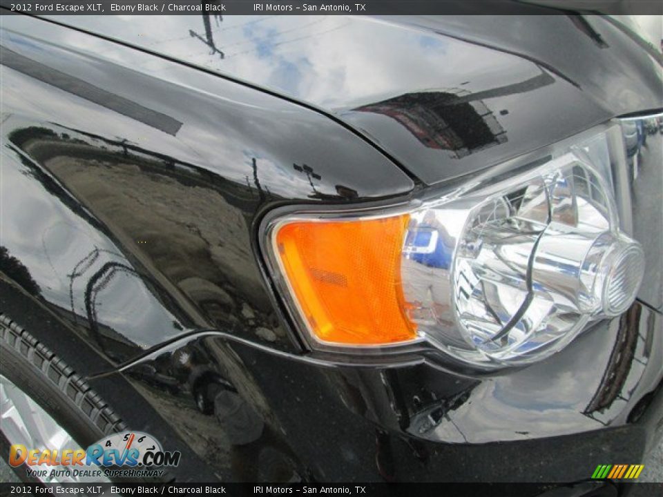 2012 Ford Escape XLT Ebony Black / Charcoal Black Photo #3