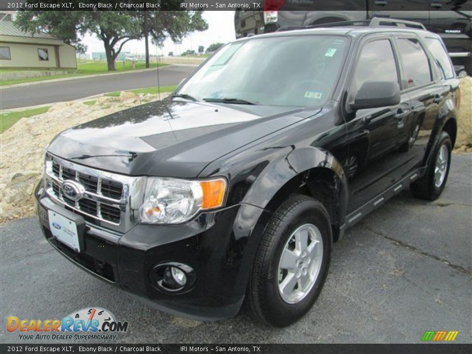 2012 Ford Escape XLT Ebony Black / Charcoal Black Photo #5