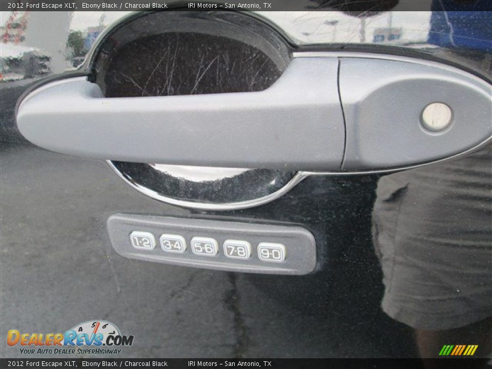 2012 Ford Escape XLT Ebony Black / Charcoal Black Photo #8