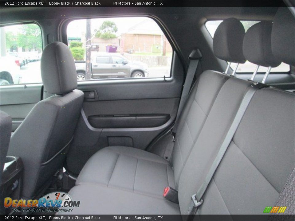 2012 Ford Escape XLT Ebony Black / Charcoal Black Photo #11