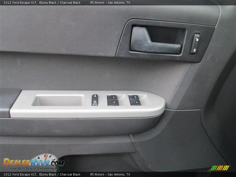 2012 Ford Escape XLT Ebony Black / Charcoal Black Photo #13