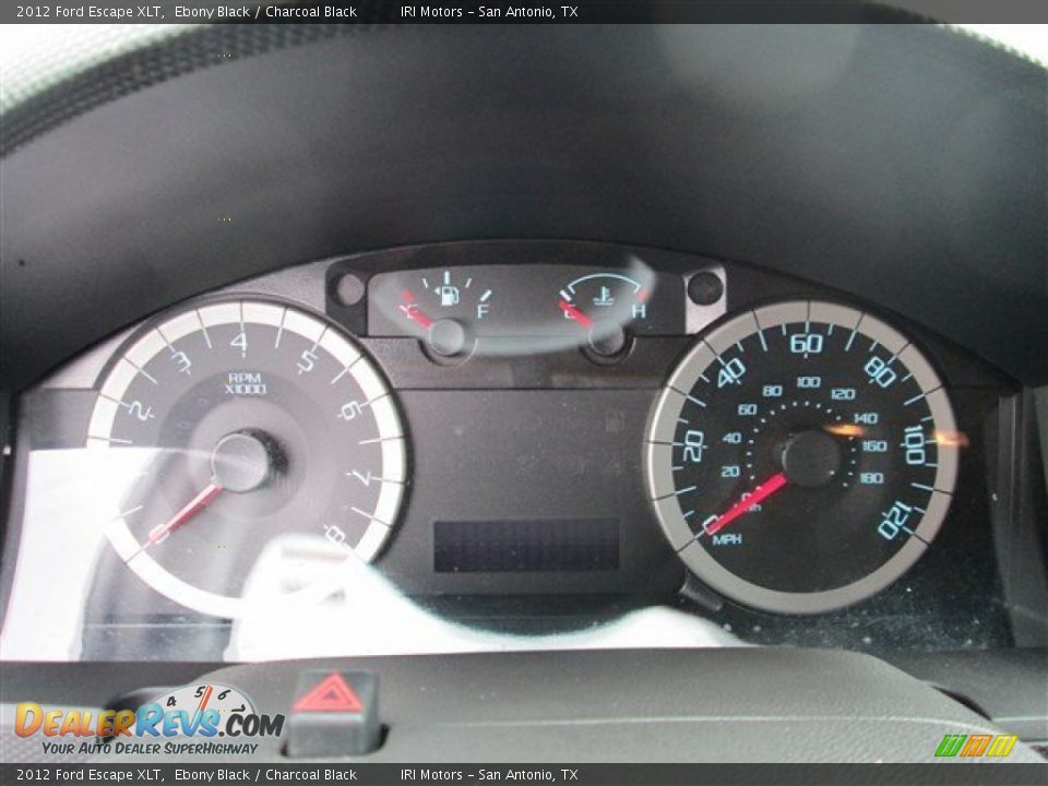2012 Ford Escape XLT Ebony Black / Charcoal Black Photo #15