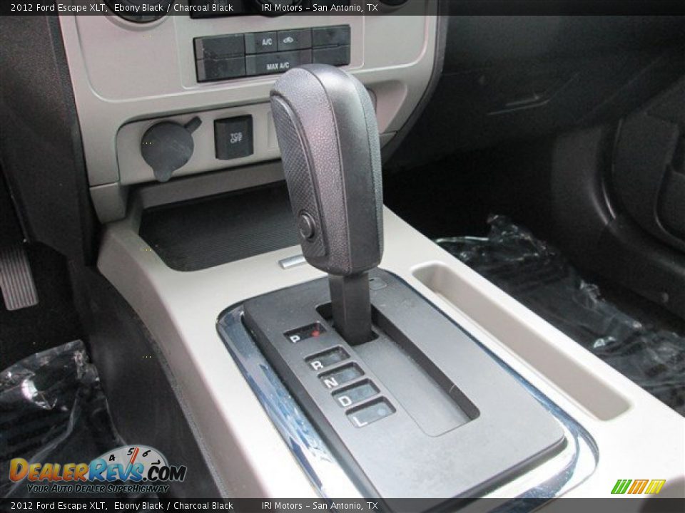 2012 Ford Escape XLT Ebony Black / Charcoal Black Photo #17