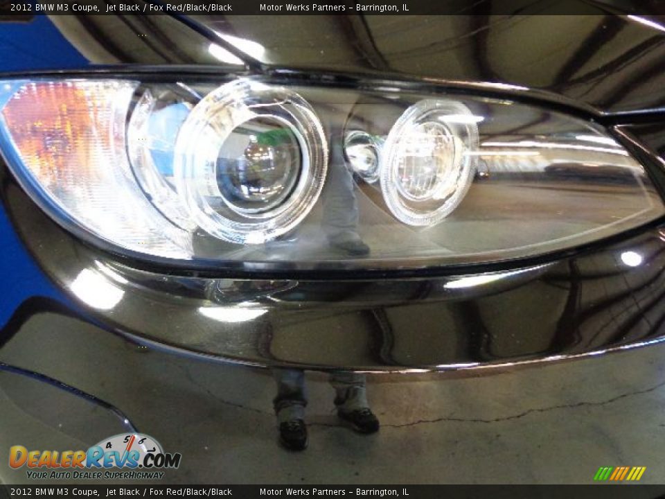 2012 BMW M3 Coupe Jet Black / Fox Red/Black/Black Photo #5